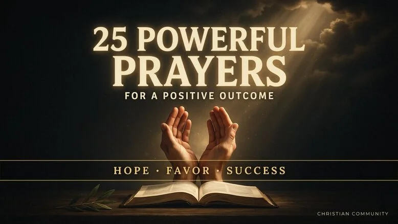 25 Powerful Prayers for a Positive Outcome: Hope, Favor, and Success